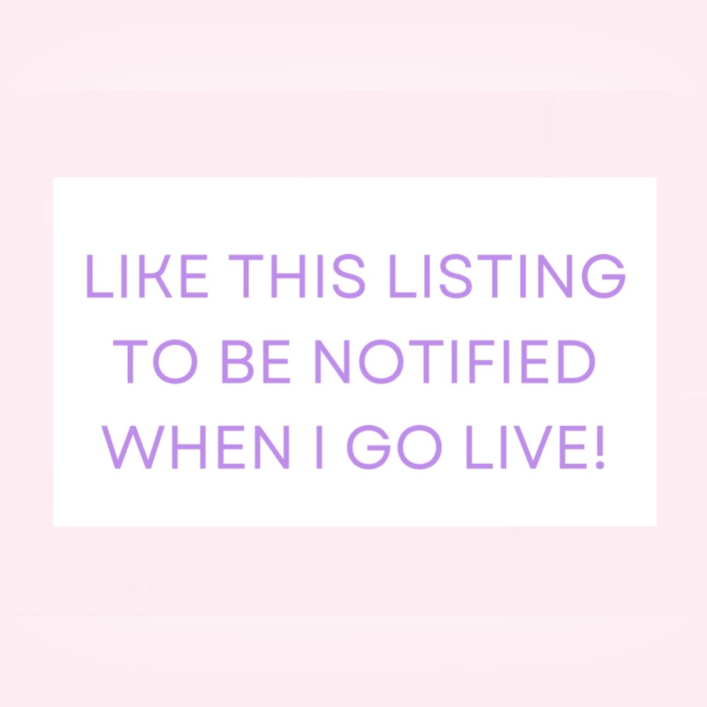 Like this to get notified when I go live!